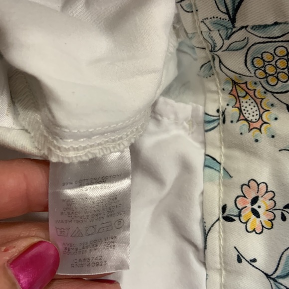 LOFT Floral ankle pants - Picture 10 of 10